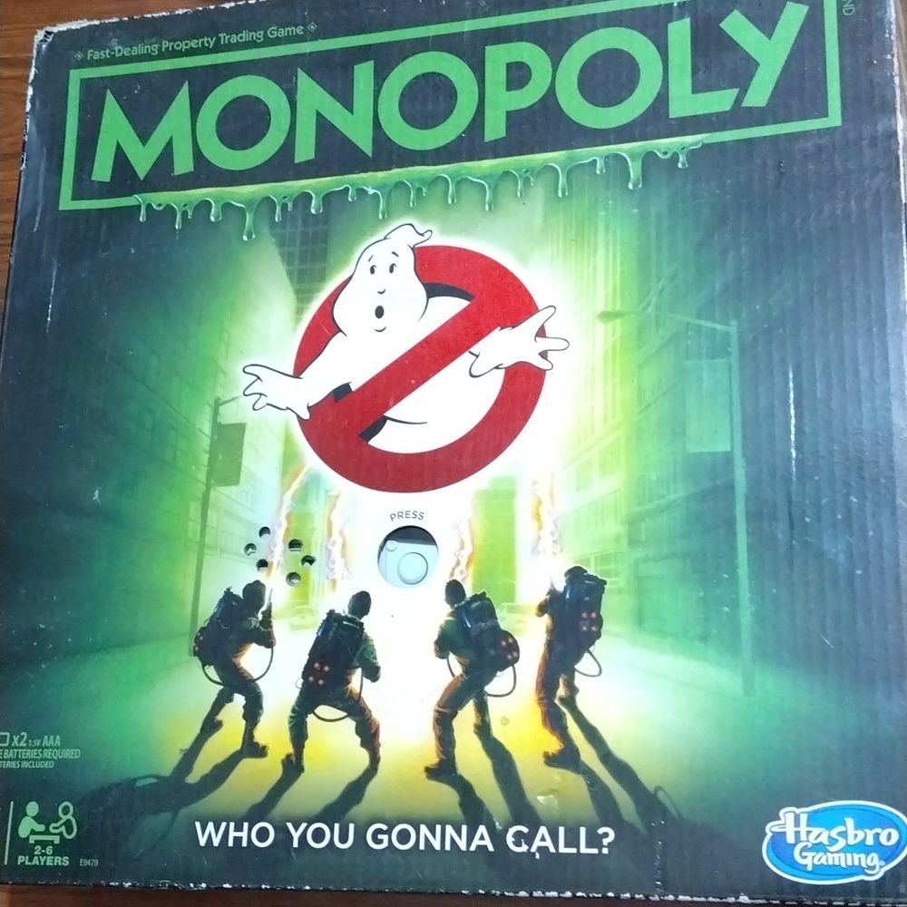 Ghost busters monopoly game